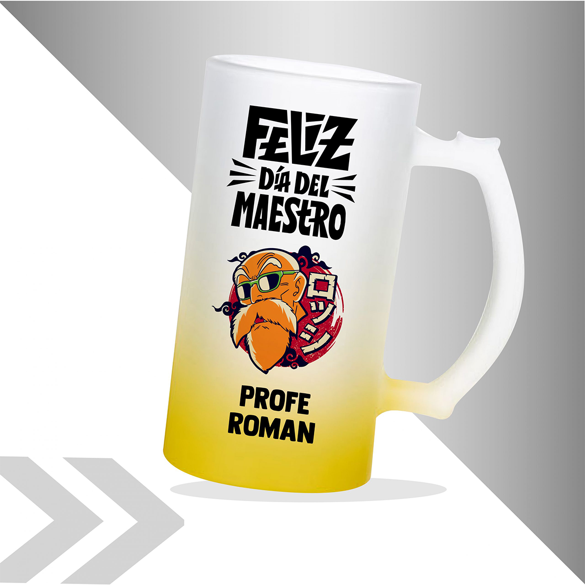 IMPRESIÓN EN TARRO DE VIDRIO ESMERILADO