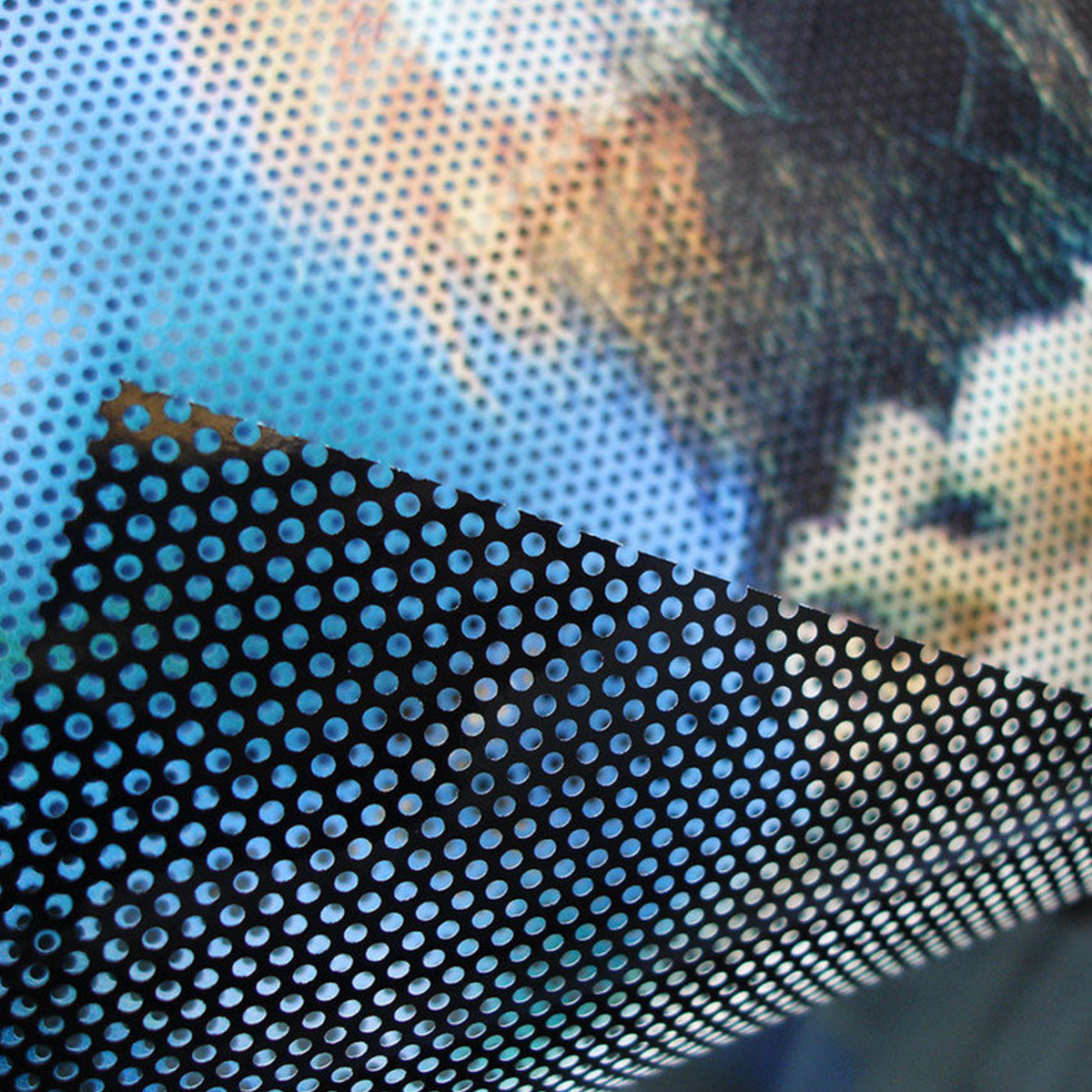IMPRESION DE VINIL MICROPERFORADO