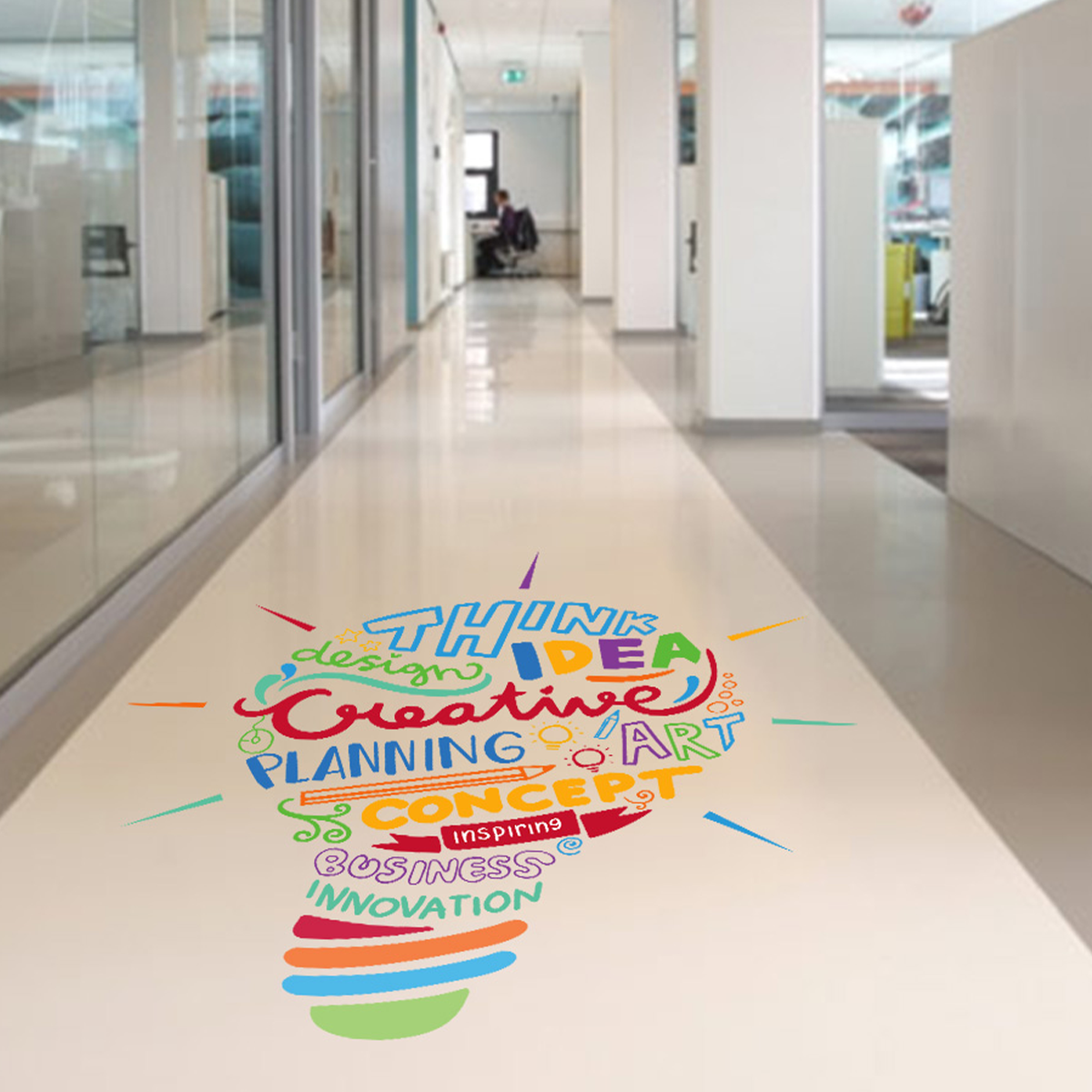 IMPRESION DE VINIL FLOOR GRAPHIC