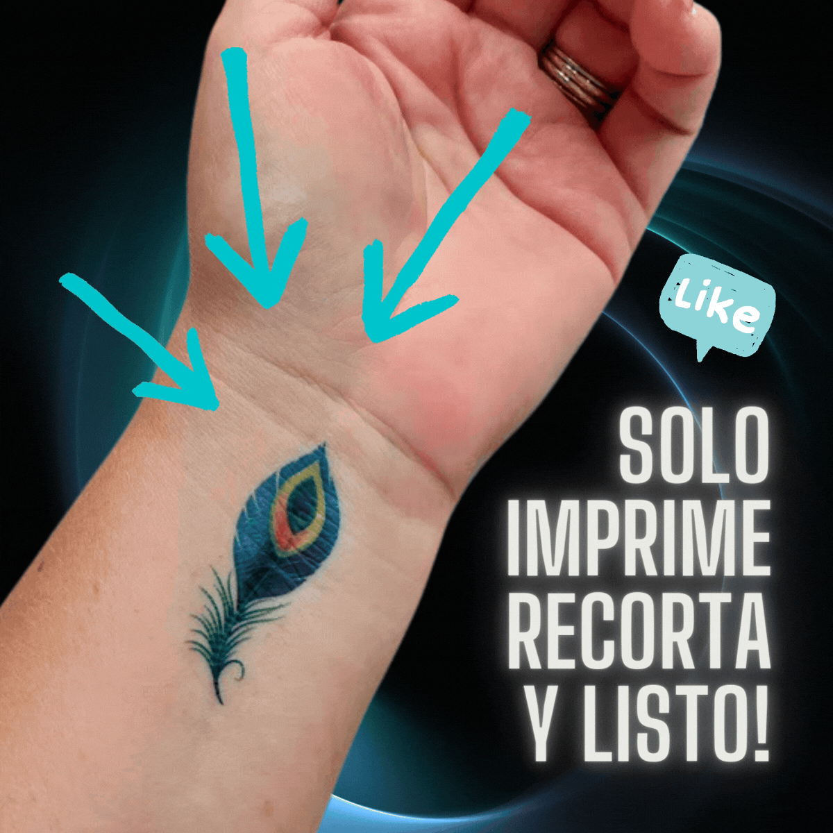 PAPEL PARA IMPRESIÓN LÁSER TATUAJES TEMPORALES | KIT 10 HOJAS A4